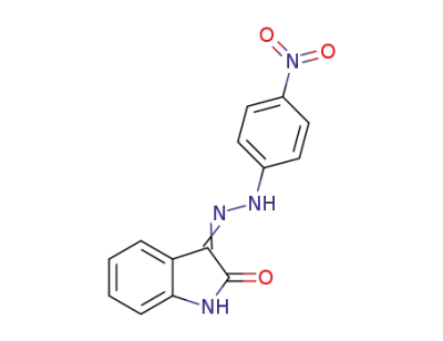 3-(2-(4-nitrophenyl)hydrazono)indolin-2-one