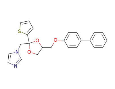 cis-1-[4-([1,1'-biphenyl]-4-yloxymethyl)-2-(thien-2-yl)-1,3-dioxolan-2-ylmethyl]-1H-imidazole